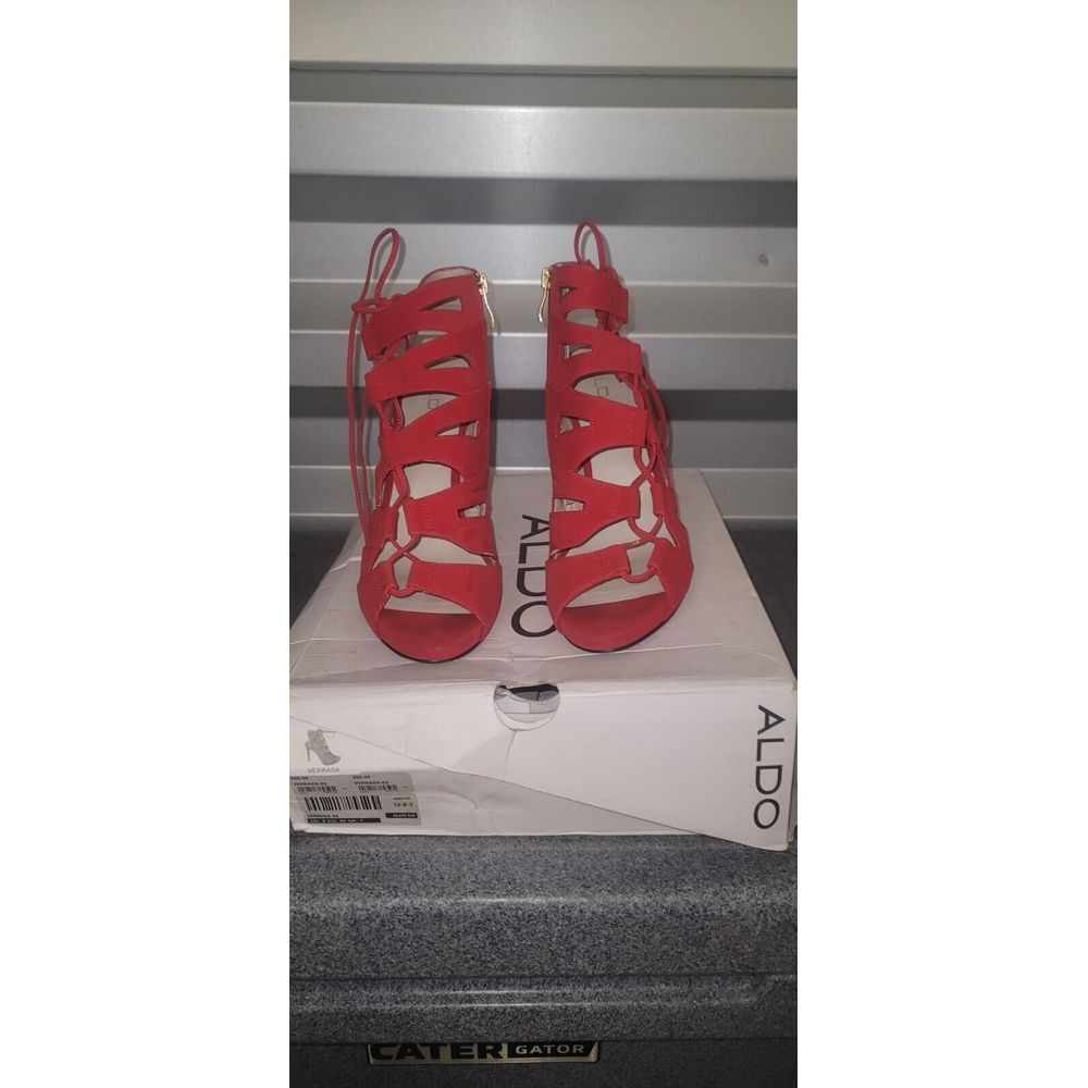 Aldo Verrasa Heels Red Size 9